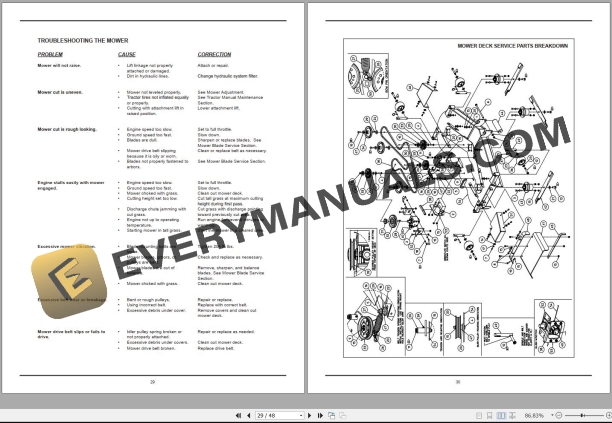 Mahindra Tractor Max 24M Operator Manual, Installation Instructions, Parts Catalog