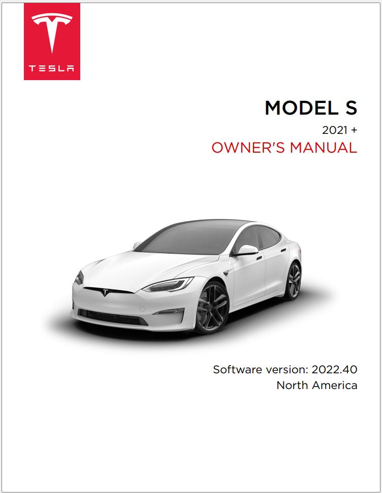 Tesla Model S Owner’s Manual 2021 – 2023 1