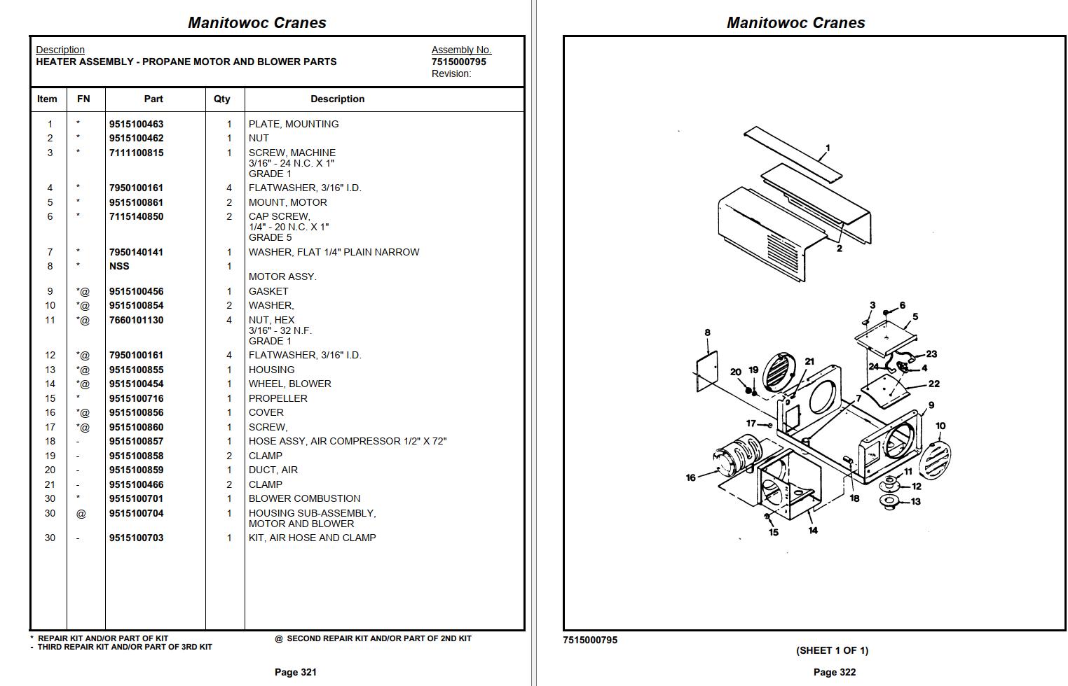 Grove RT630B Crane Parts Manual_1
