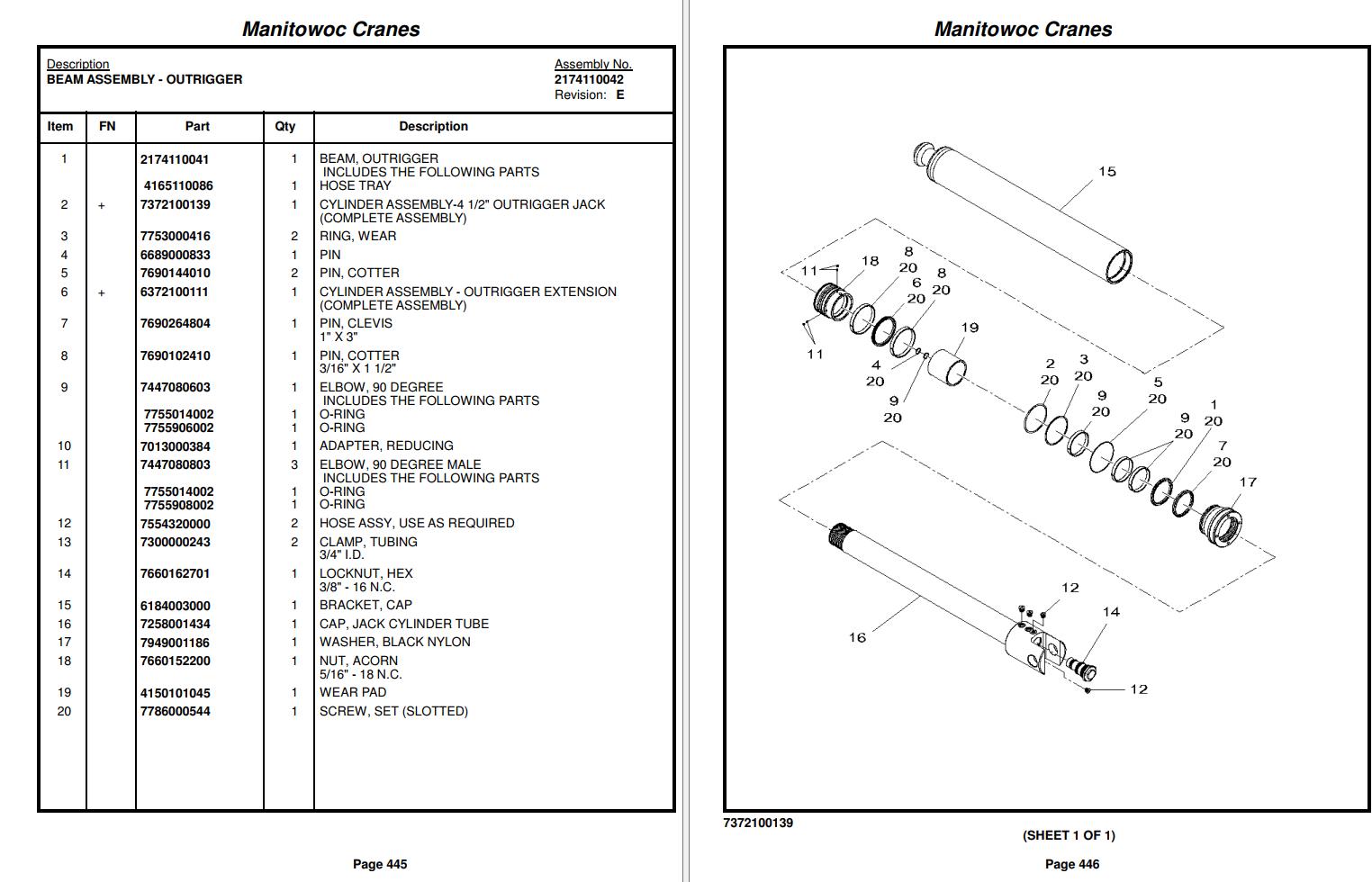Grove RT750E Crane Parts Manual_1