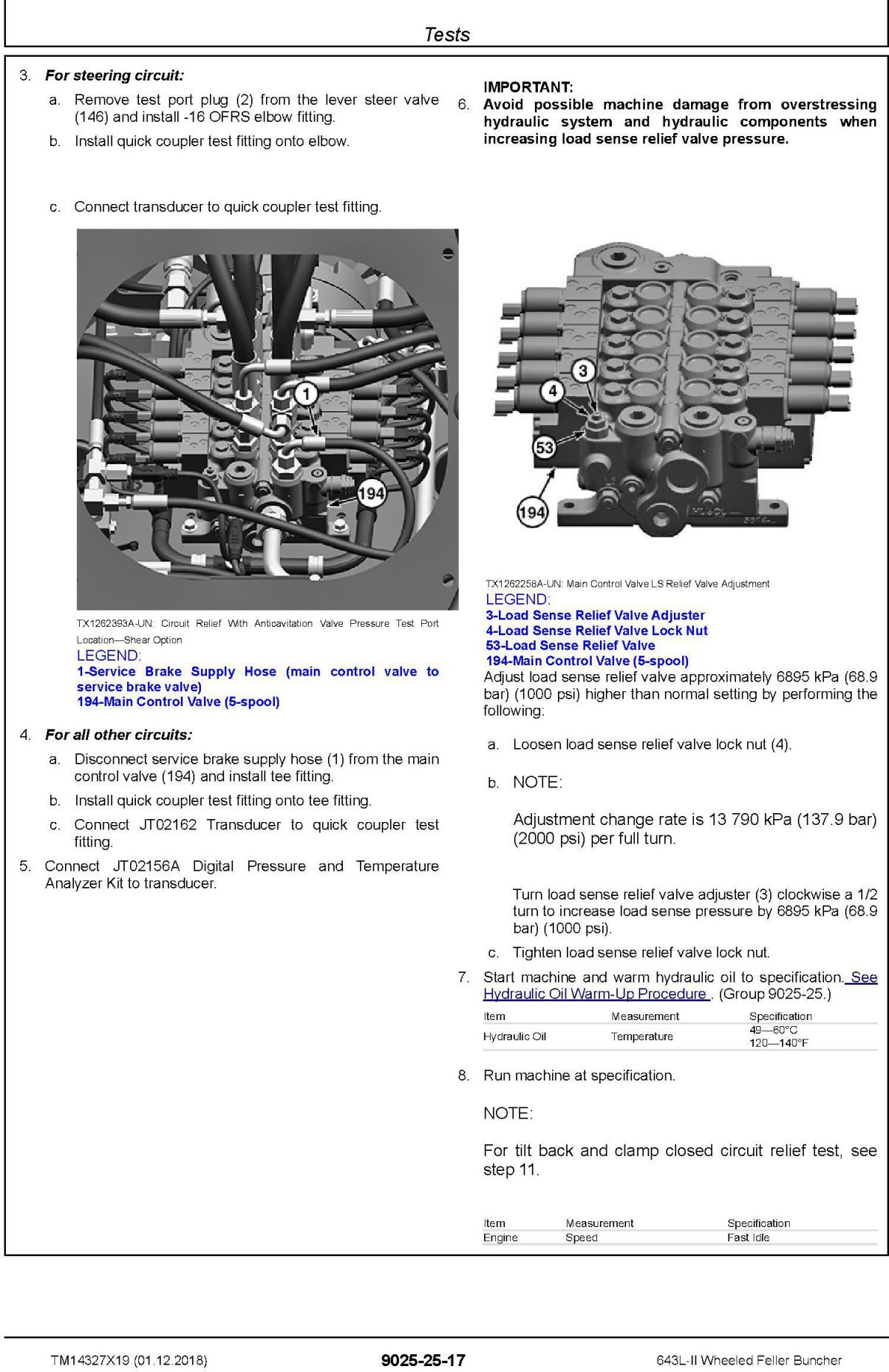 John Deere Agricultural 643L-II Technical Manual TM14327X19_3