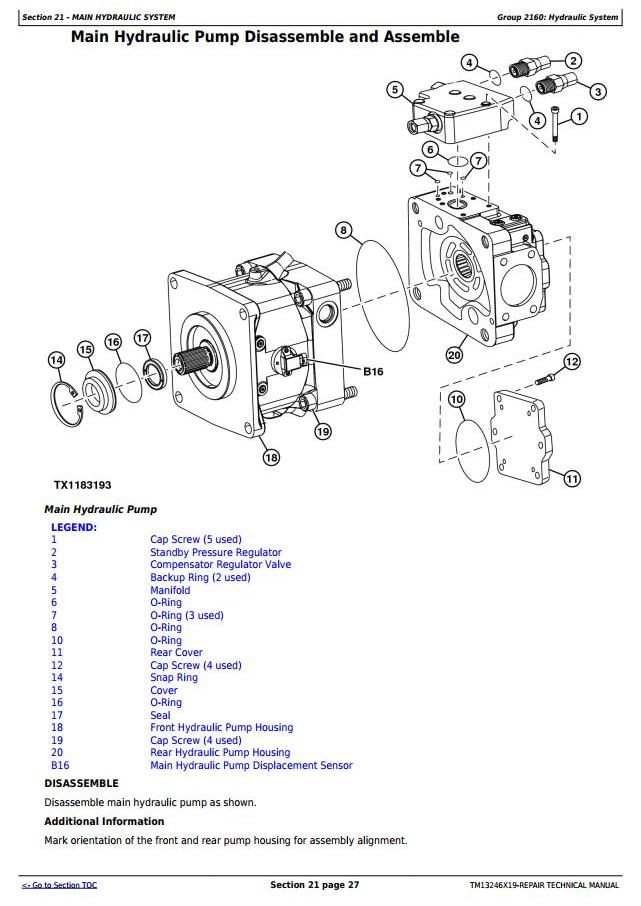 John Deere Agricultural 803MH to 859MH (Closed-Loop Hydr.Drv) Technical Manual TM13246X19_3