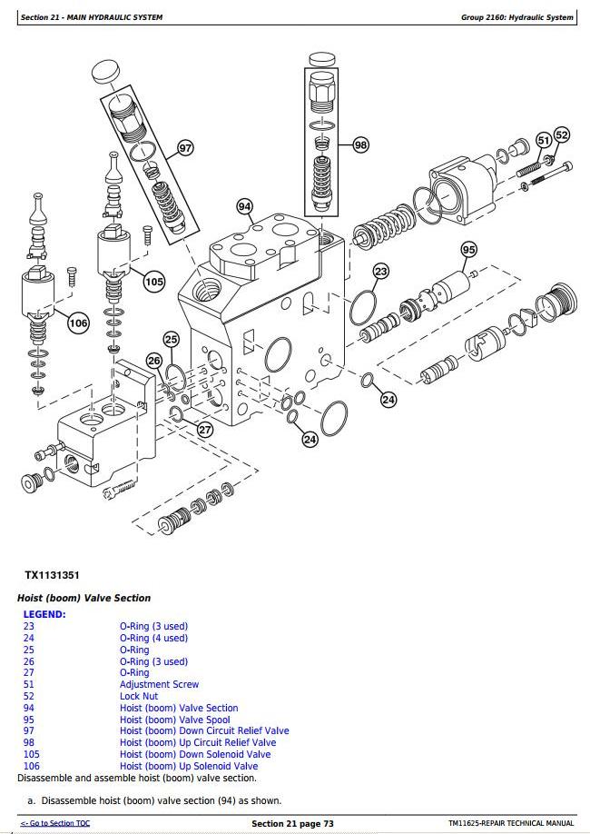John Deere Agricultural 909K 959K Repair Technical Manual TM11625_3