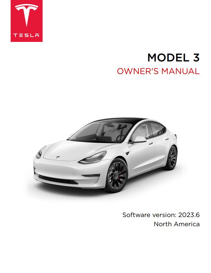 Tesla Model 3 Owner’s Manual