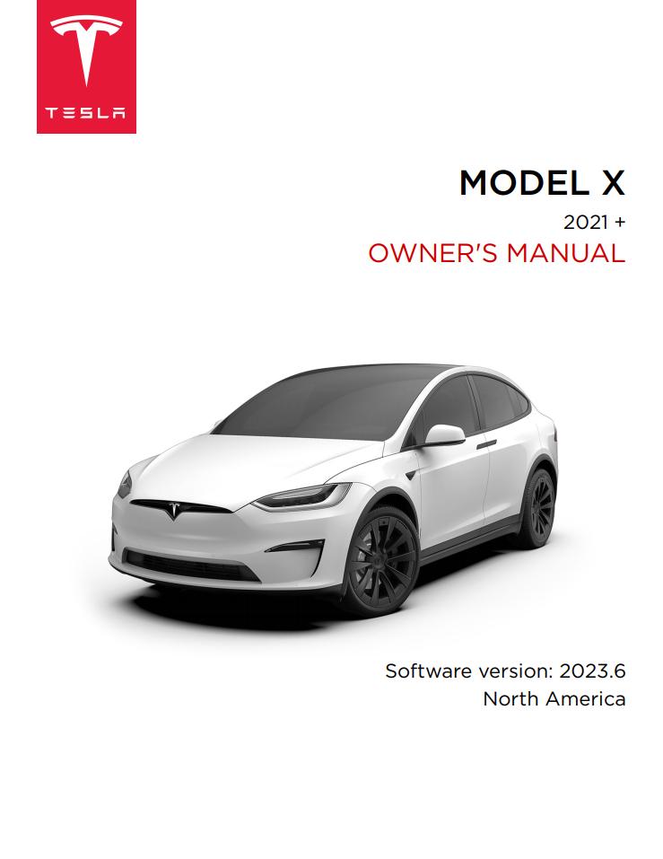 Tesla Model X Owner’s Manual 2021 – 2023