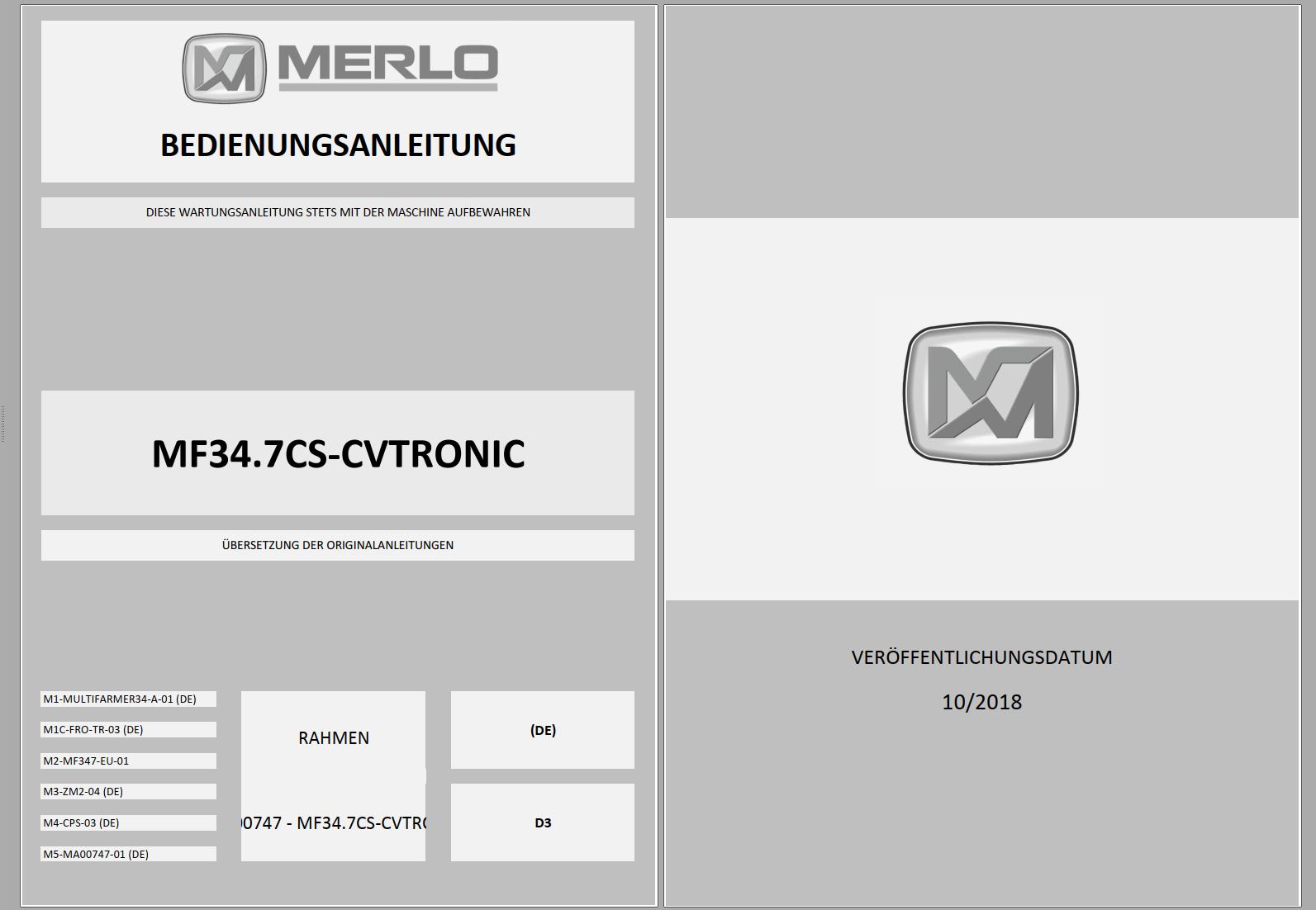 003_Merlo Multifarmer MF34.7 MF34.9 Service Manuals DE