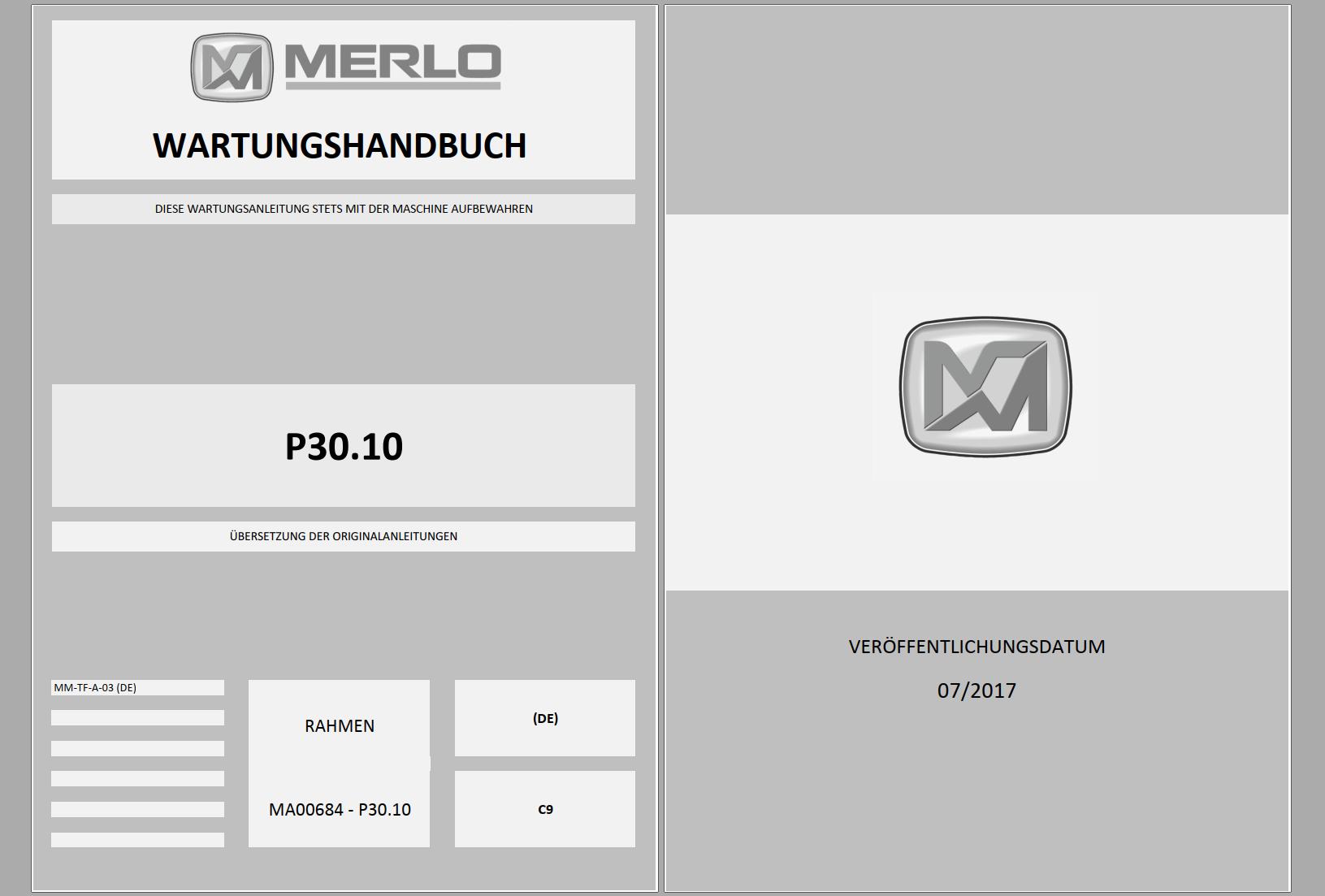 012_Merlo Panoramic P30.10 Service Manuals DE_1