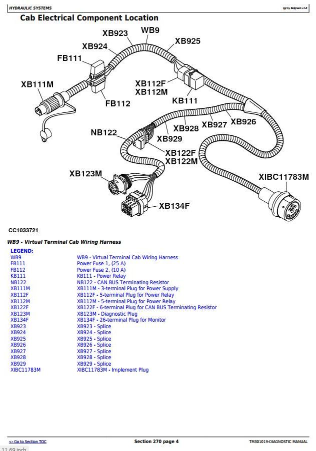 John Deere C440R Round Wrapping Baler Technical Manual TM301019_1