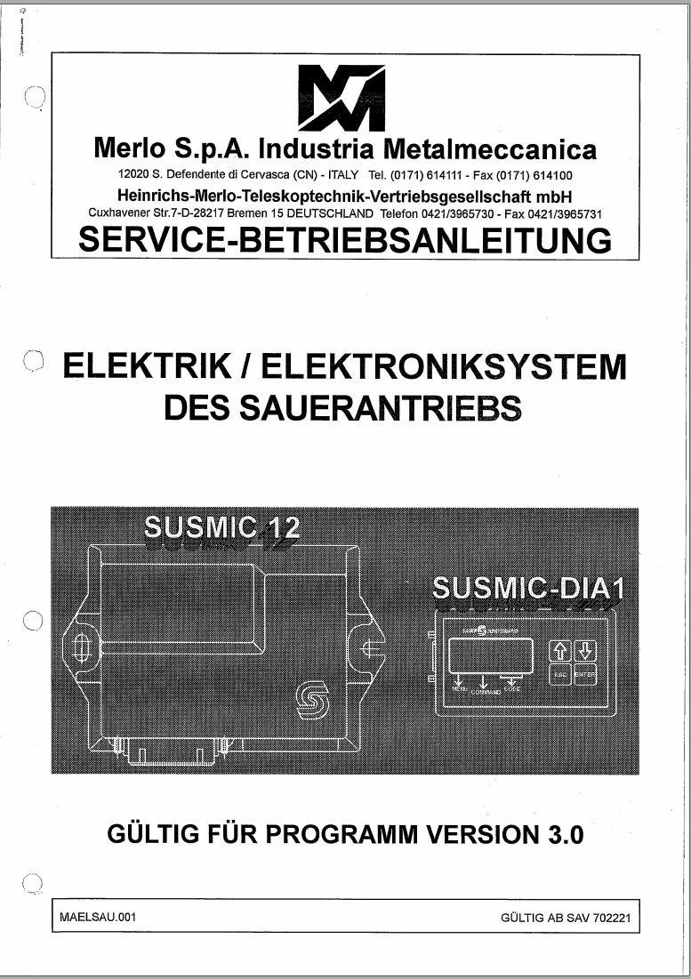 Merlo ROTO EVS R40.18 Hydraulic, Electrical Diagram (SAV 714561 -) DE