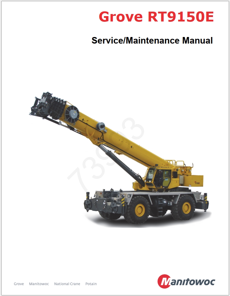 Manitowoc 390 Hoist Operator Parts Service Manual and Diagrams
