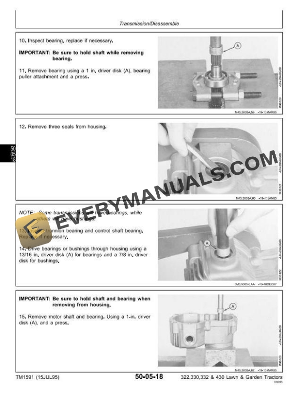 Mover Parts CH15516 Capteur Température D'Eau Compatible John Deere 330 425 445 455 650 750 2320 2720 3032E & Plus