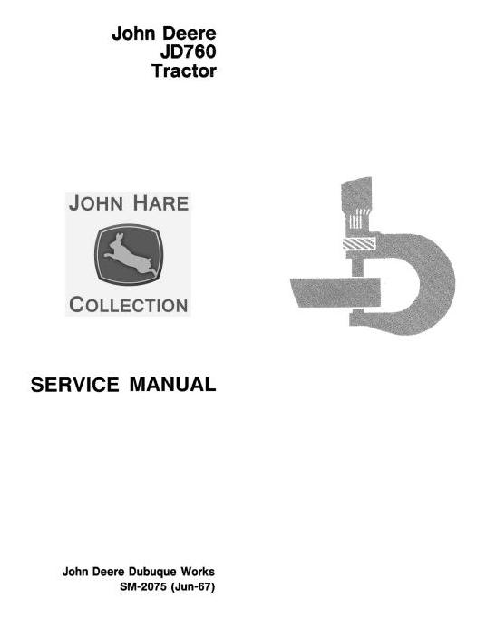 John Deere JD760 Tractor Service Manual SM2075