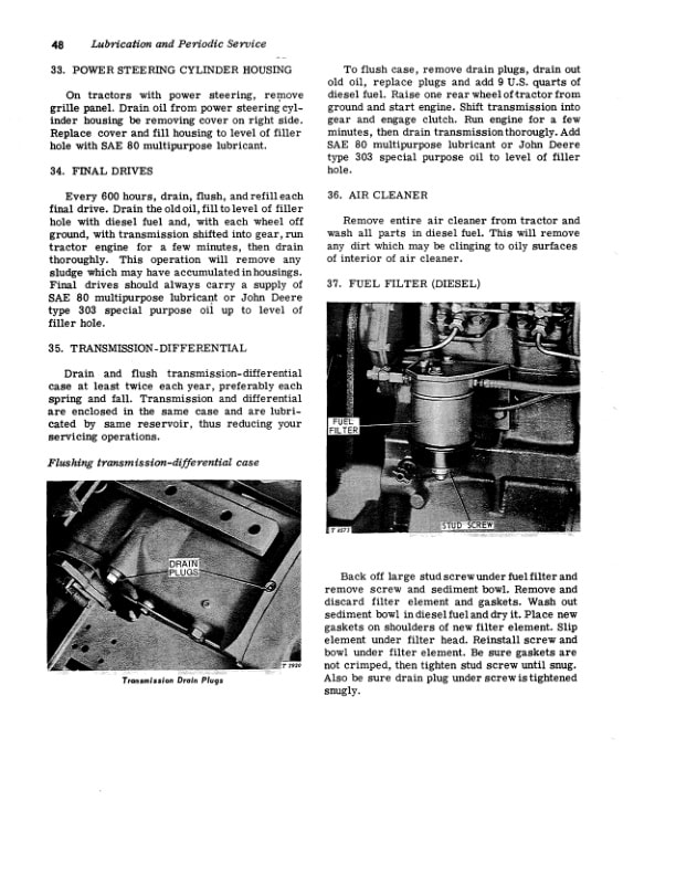 John Deere 1010 Tractor Operator Manual OMT19260 3