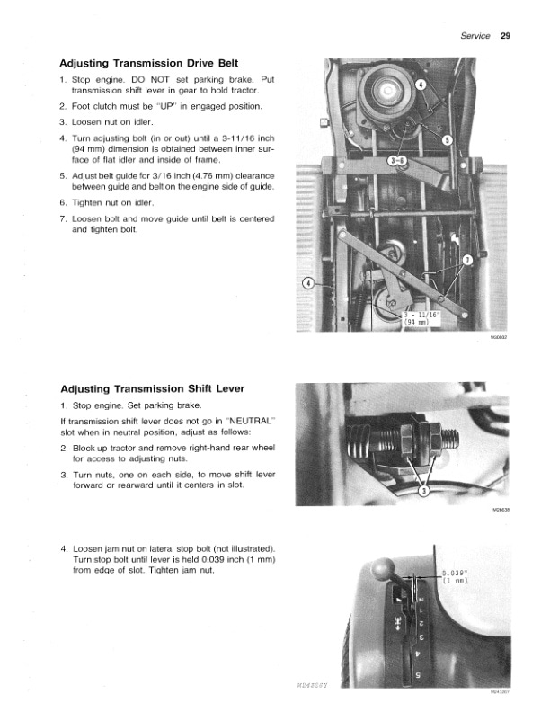 John Deere 108 AND 111 Tractor Operator Manual OMM85067 3