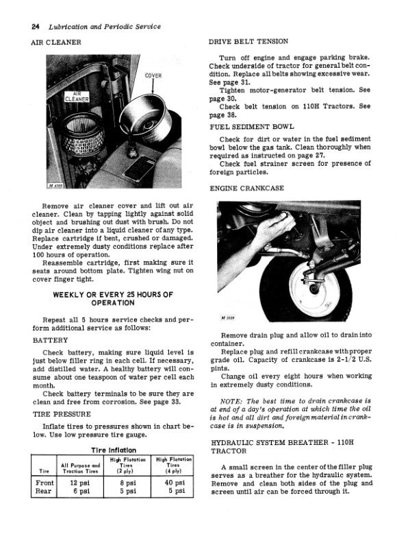 John Deere 110 AND 110H SERIES Tractor Operator Manual OMM41412 2