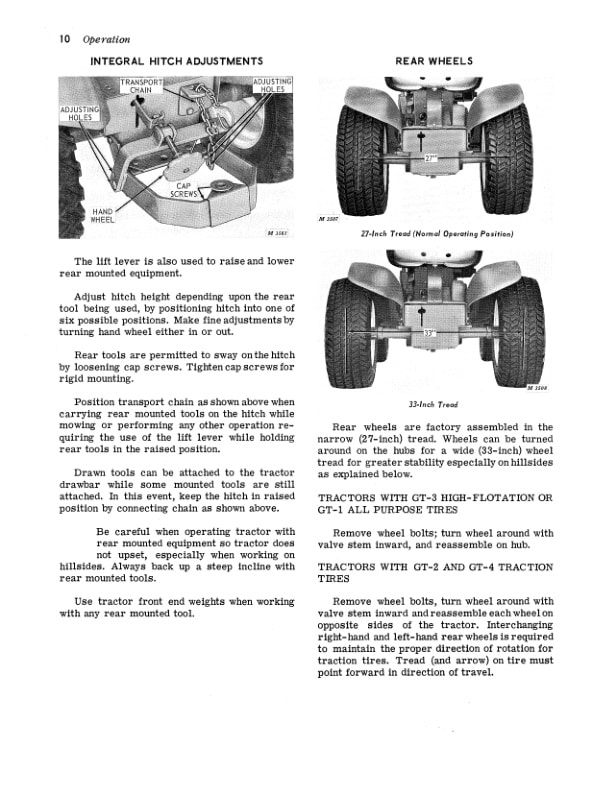 John Deere 110 AND 112 Tractor Operator Manual OMM42256 2