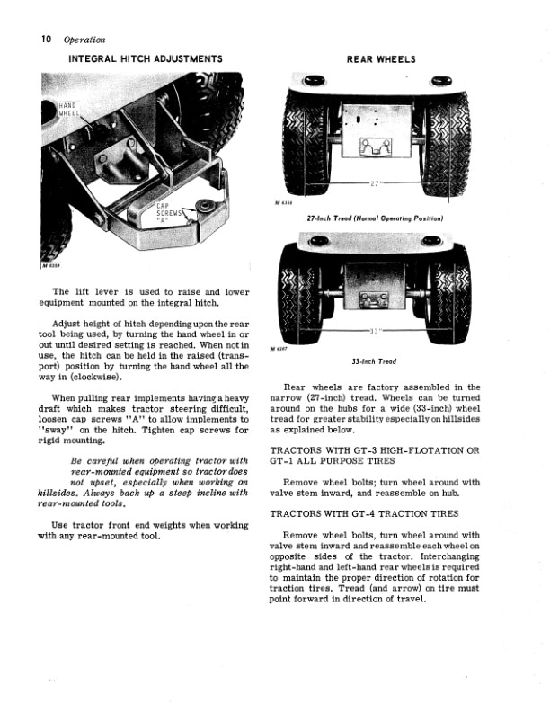 John Deere 110 AND 112 Tractor Operator Manual OMM43244 2