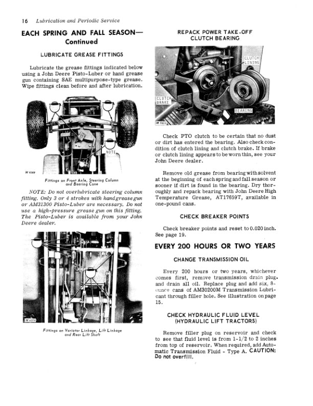 John Deere 110 AND 112 Tractor Operator Manual OMM45039 3