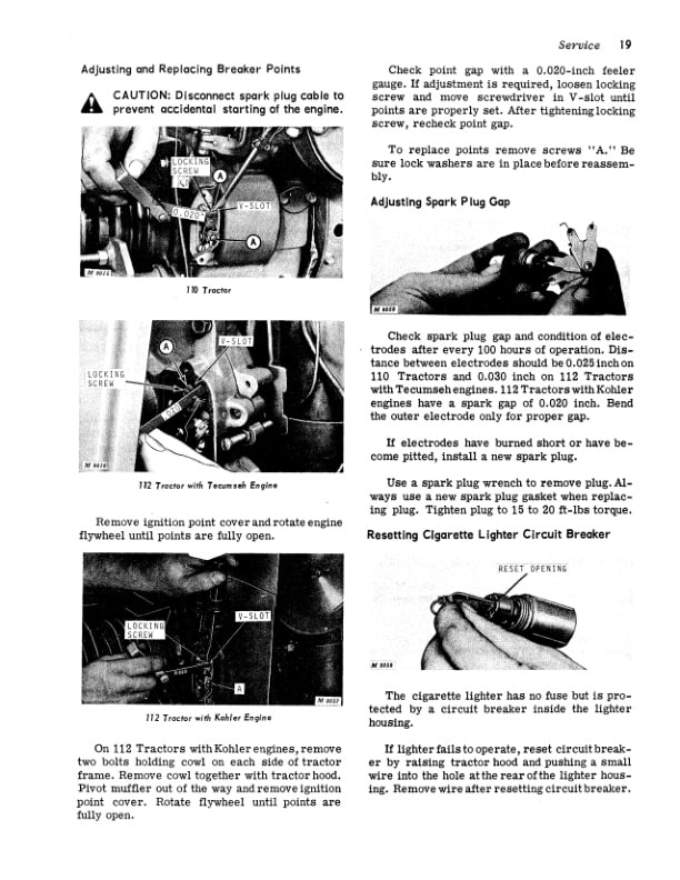 John Deere 110 AND 112 Tractor Operator Manual OMM45427 3