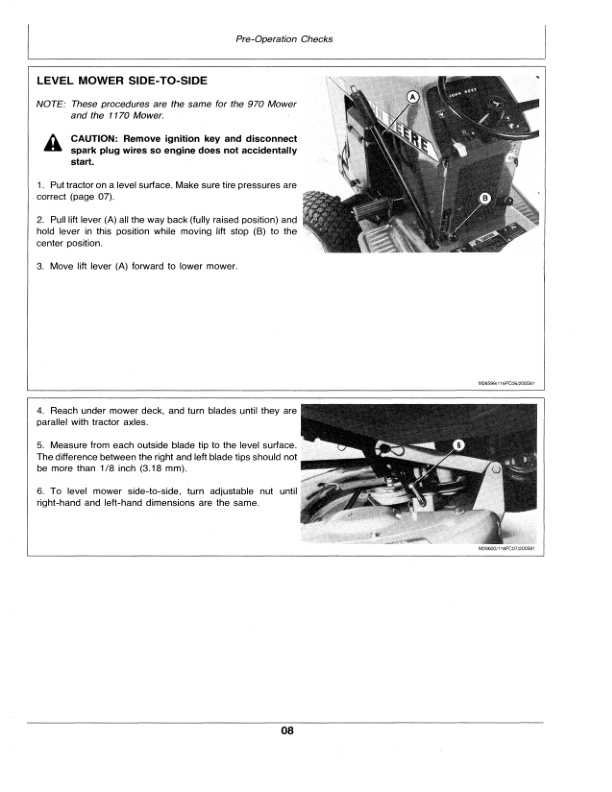 John Deere 116 Lawn Tractors Operator Manual OMM83839 2