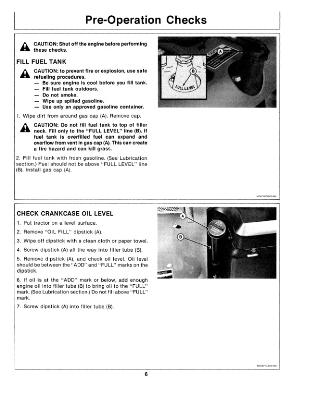 John Deere 116 Tractor Operator Manual OMM85533 2