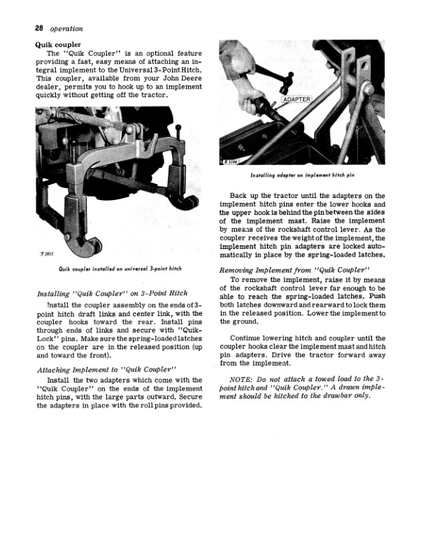 John Deere 2010 Tractor Operator Manual OMT14691 2