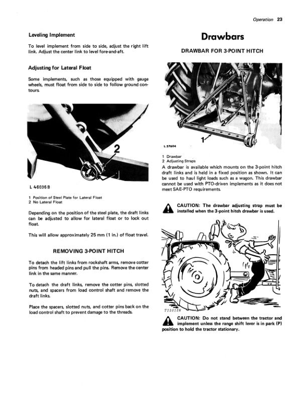 John Deere 2040 Tractor Operator Manual OML33529 2