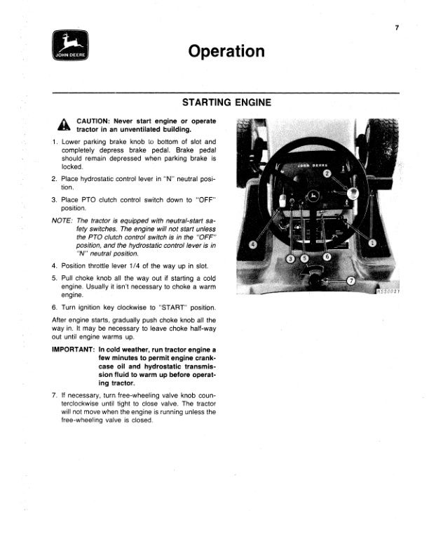 John Deere 312 Tractor Operator Manual OMM81656 2
