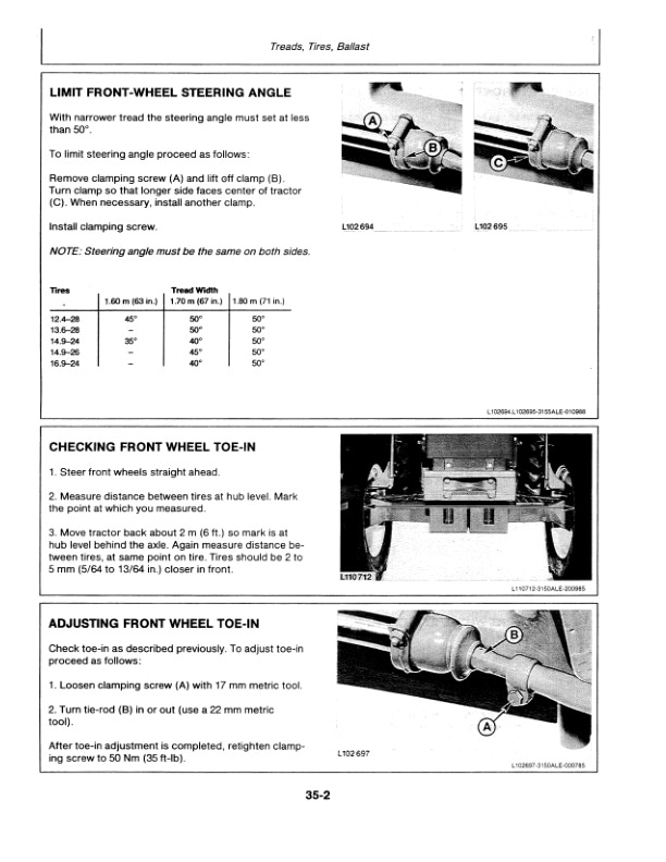 John Deere 3155 Tractor Operator Manual OML60017 2