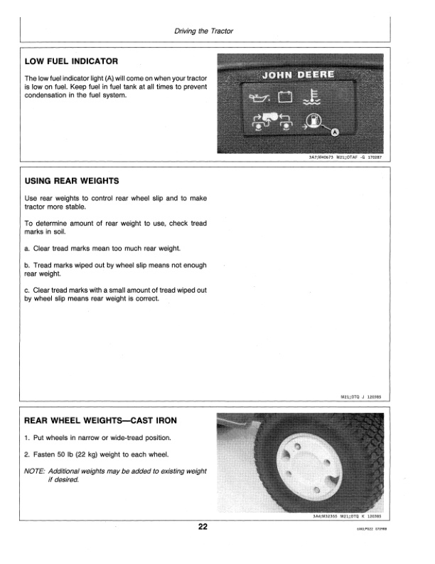 John Deere 322 Tractor Operator Manual OMM79601 2