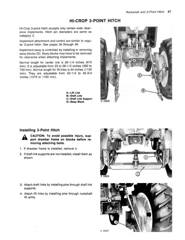 John Deere 4440 Tractor Operator Manual OMR65461 2