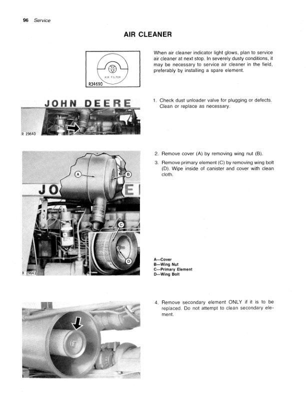 John Deere 4640 AND 4840 Tractor Operator Manual OMR65463 3