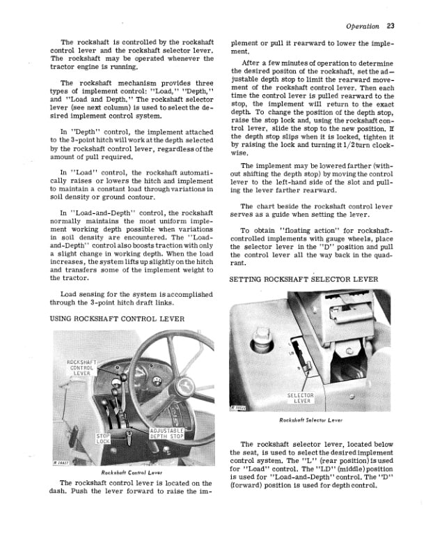 John Deere 5020 Tractor Operator Manual OMR48276 2