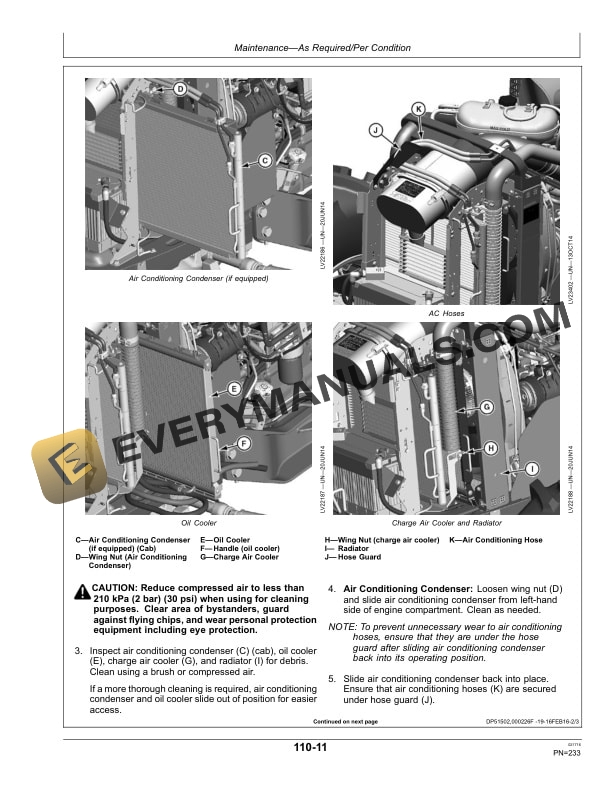 John Deere 5075M (FT4) Tractor Operator Manual OMSU47569