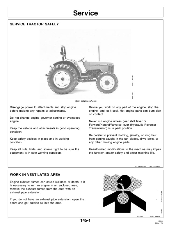 John Deere 5200 5300 5400 And 5500 Tractor Operator Manual OMRE41745 3
