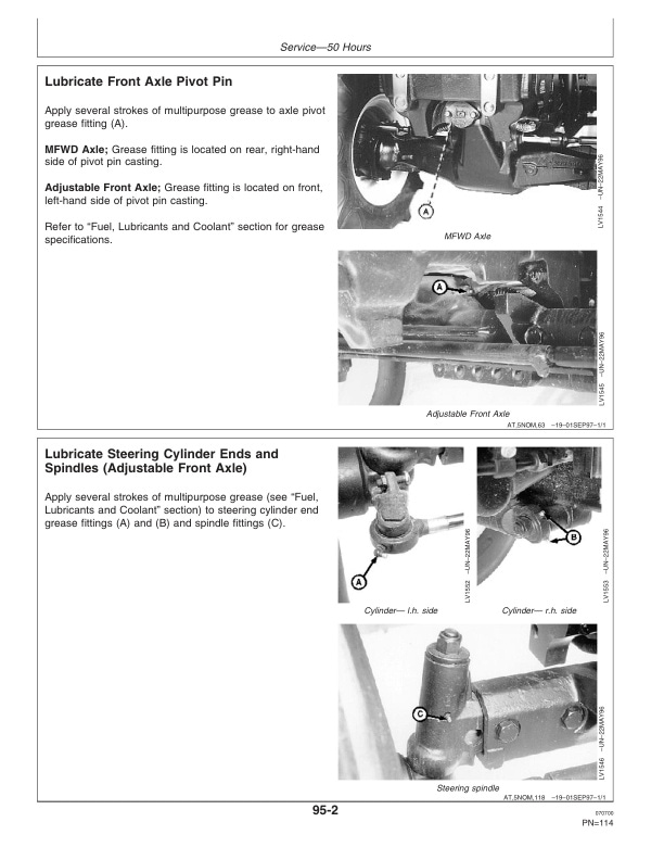 John Deere 5300n 5400n 5500n Tractors Operator Manuals OMER360045 3