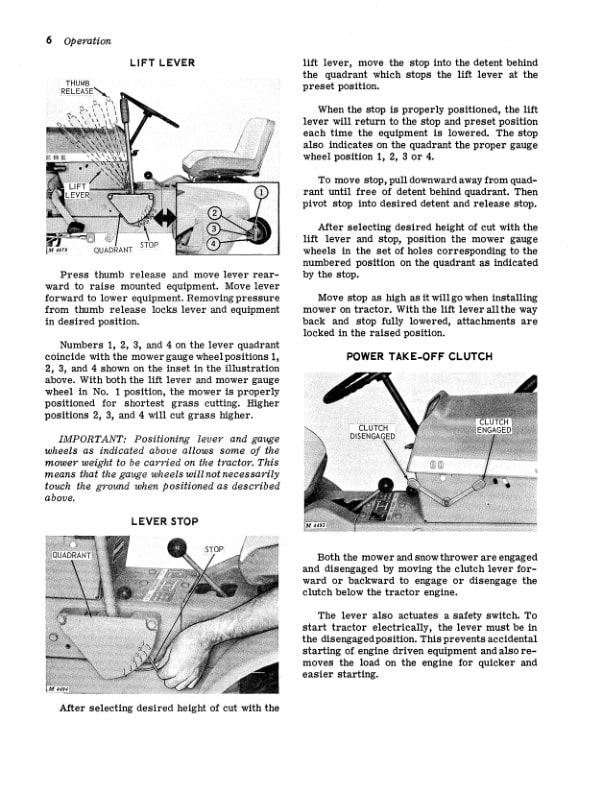John Deere 60 Tractor Operator Manual OMM42248 2
