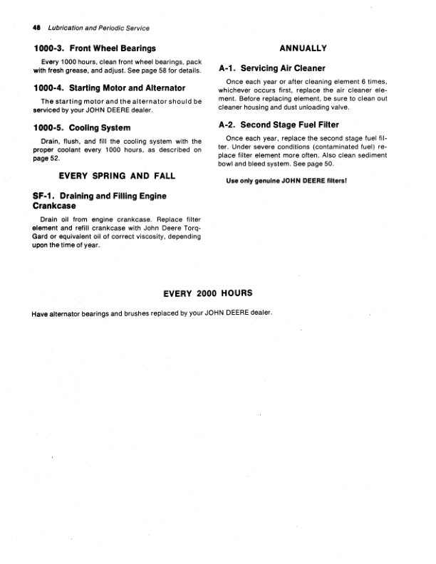 John Deere 820 Tractor Operator Manual OML29340 3