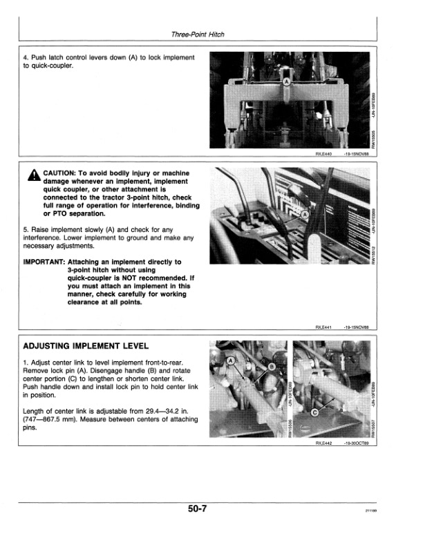 John Deere 8560 8760 AND 8960 Tractor Operator Manual OMRW25626 2