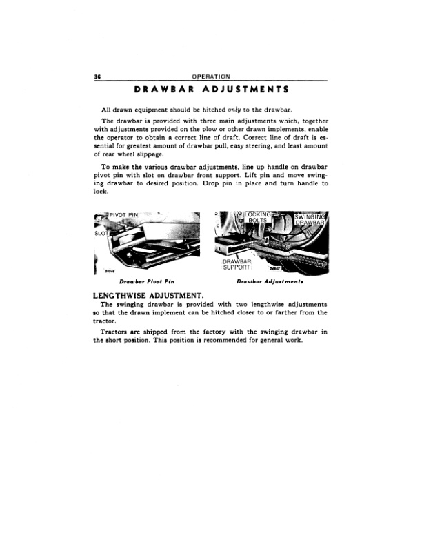 John Deere Model 70 Tractor Operator Manual OMR2036 2