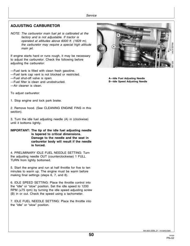 John Deere STX30 And STX38 Tractor Operator Manual OMM79672 3