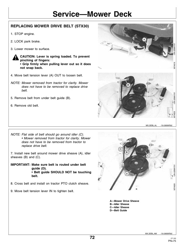 John Deere STX30 And STX38 Tractor Operator Manual OMM95304 3