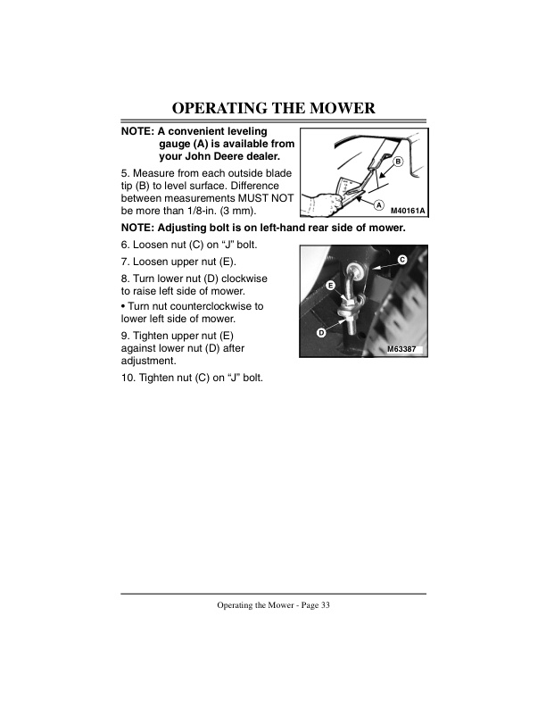 John Deere STX38 And STX46 Tractor Operator Manual OMM121093 2
