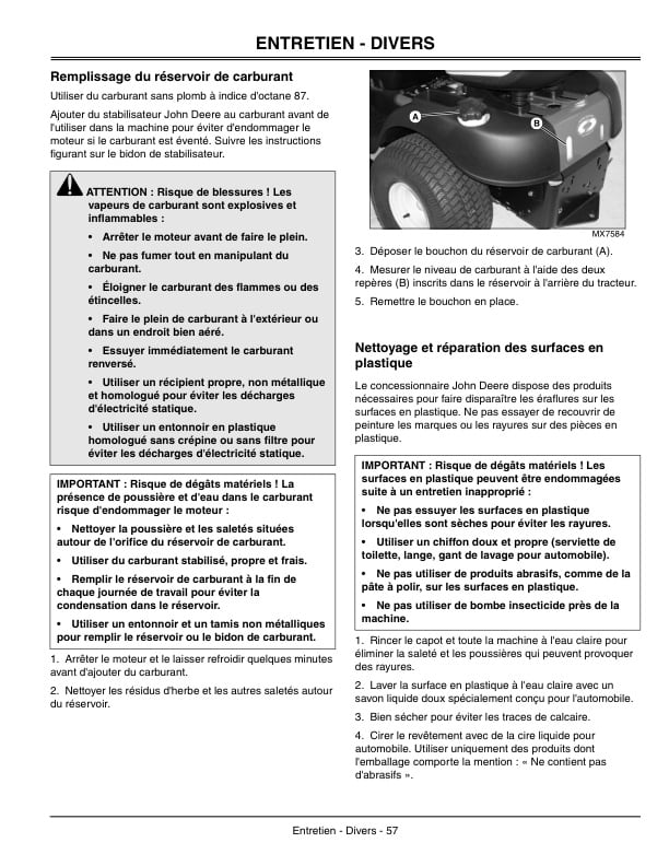 John Deere Sst16 Spin Steer Lawn Tractors Operator Manual OMM146150 2