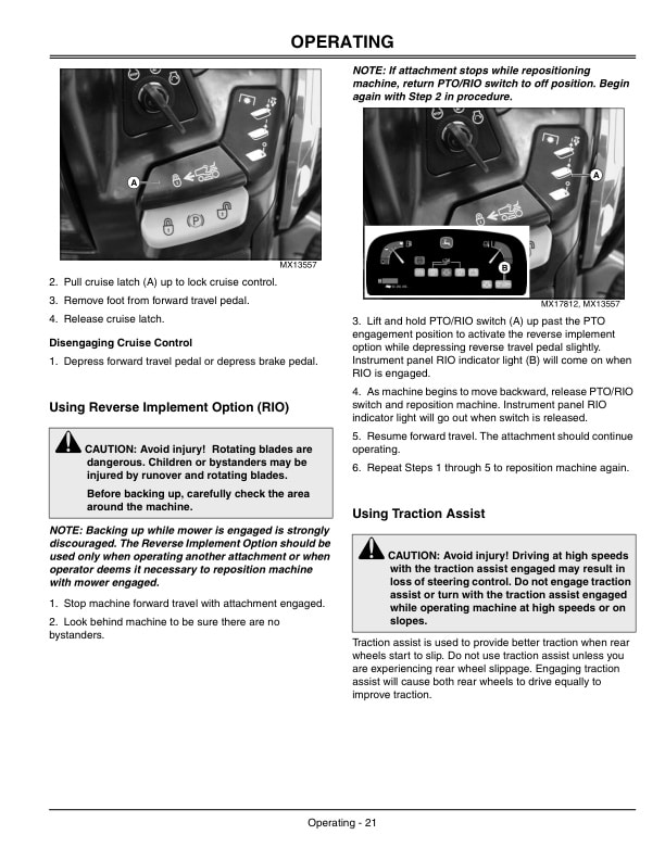 John Deere X495 X595 Tractor Operator Manual OMM151820 2