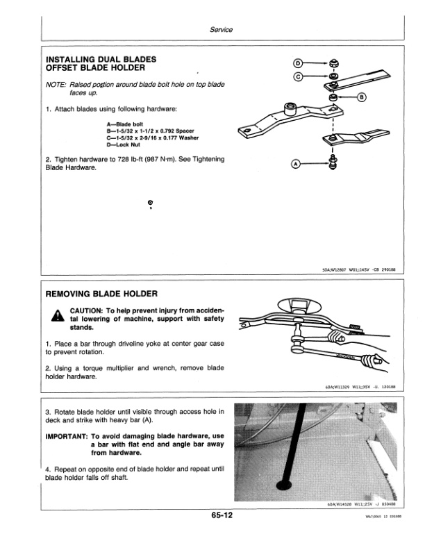 John Deere 1008 Rotary Cutter Operator Manual OMW38945 3