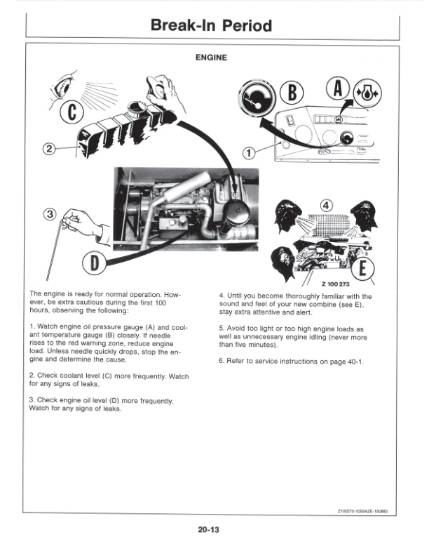 John Deere 1055 Combine Operator Manual OMZ91786 2