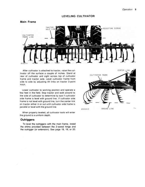 John Deere 1100 INTEGRAL FIELD CULTIVATOR Operator Manual OMN159372 2
