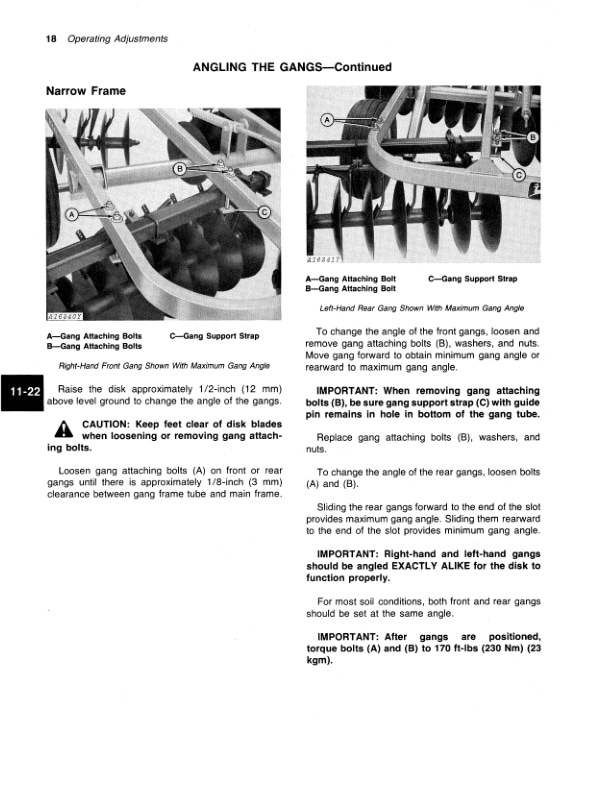 John Deere 111 DISK Operator Manual OMA34197 2
