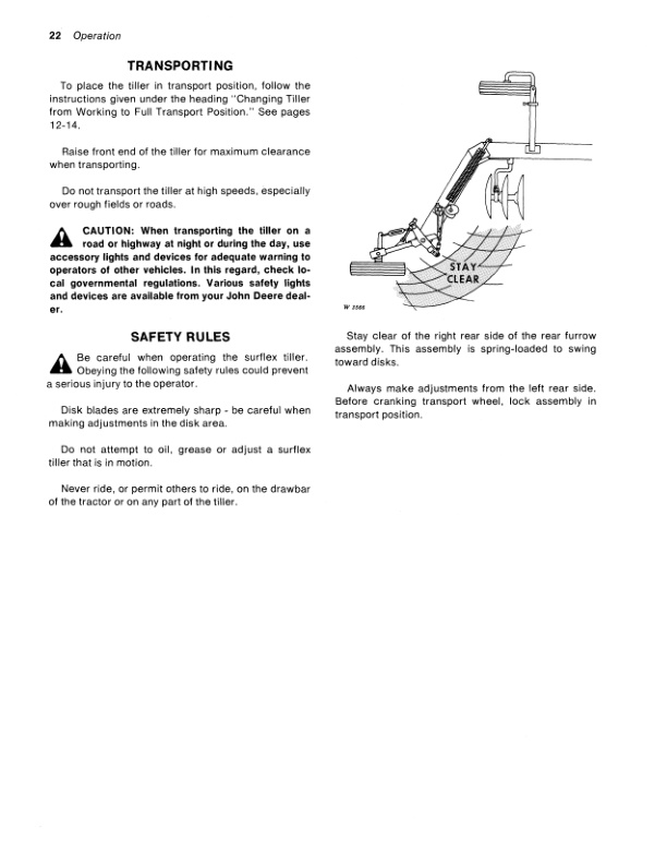 John Deere 1400 AND 2400 SERIES SURFLEX DISK Operator Manual OMW21316 3